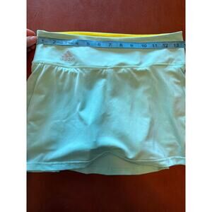 Adidas Climalite Athletic Tennis Golf Pickleball Skort XS/L Mint Green & Lime